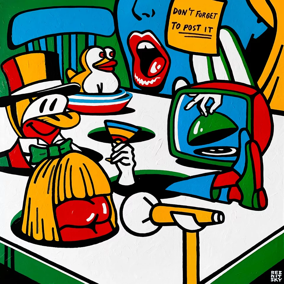 The Discreet Charm of the Bourgeoisie
150х150, 2022, Canvas, acrylic paint